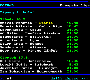 Teletext ČT, strana 224