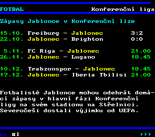 Teletext ČT, strana 226
