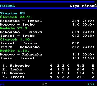 Teletext ČT, strana 230