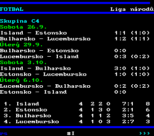 Teletext ČT, strana 231