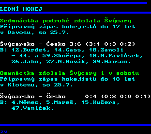 Teletext ČT, strana 251