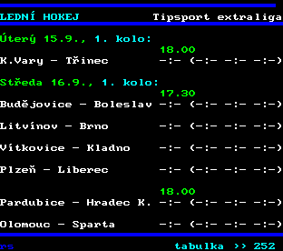 Teletext ČT, strana 251