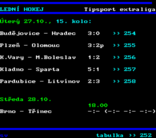 Teletext ČT, strana 251