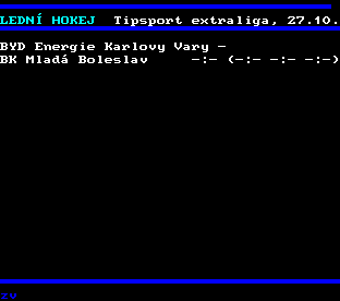 Teletext ČT, strana 256