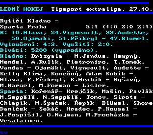 Teletext ČT, strana 257