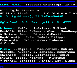 Teletext ČT, strana 257