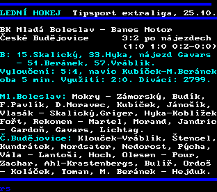 Teletext ČT, strana 258