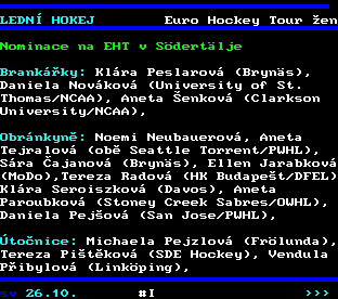 Teletext ČT, strana 272