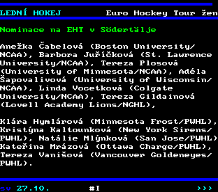 Teletext ČT, strana 272