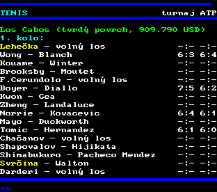 Teletext ČT, strana 284