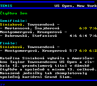 Teletext ČT, strana 284