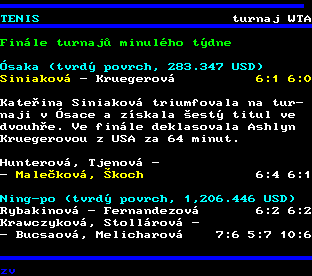 Teletext ČT, strana 285