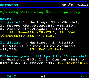 Teletext ČT, strana 293