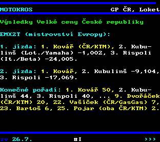 Teletext ČT, strana 293