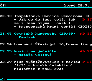 Teletext ČT, strana 304