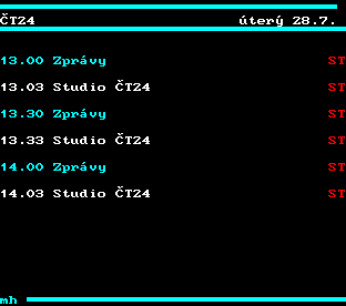 Teletext ČT, strana 312