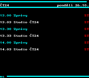 Teletext ČT, strana 312