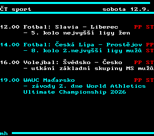 Teletext ČT, strana 318