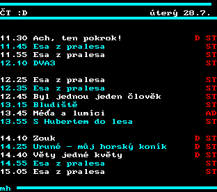 Teletext ČT, strana 323