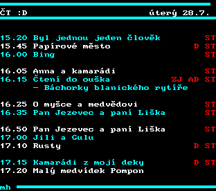Teletext ČT, strana 324