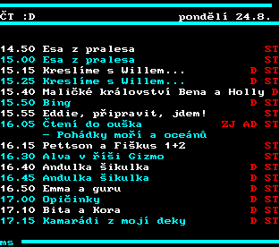 Teletext ČT, strana 324