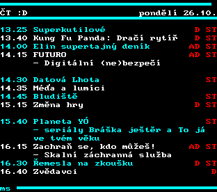 Teletext ČT, strana 324