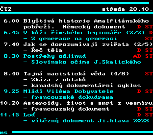 Teletext ČT, strana 336