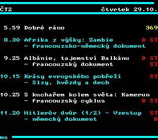 Teletext ČT, strana 336