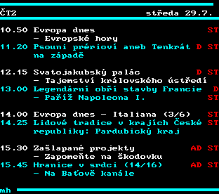 Teletext ČT, strana 337