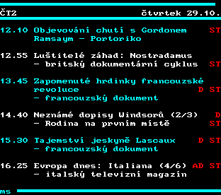 Teletext ČT, strana 337