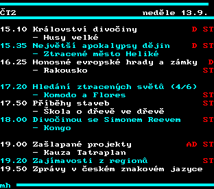 Teletext ČT, strana 338