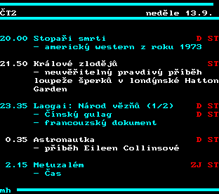 Teletext ČT, strana 339