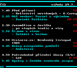 Teletext ČT, strana 340