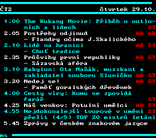 Teletext ČT, strana 340