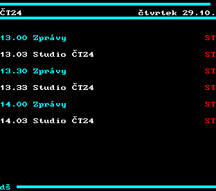 Teletext ČT, strana 342