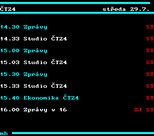 Teletext ČT, strana 343