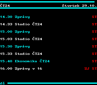 Teletext ČT, strana 343