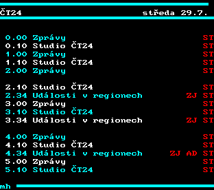Teletext ČT, strana 346