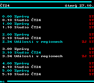 Teletext ČT, strana 346