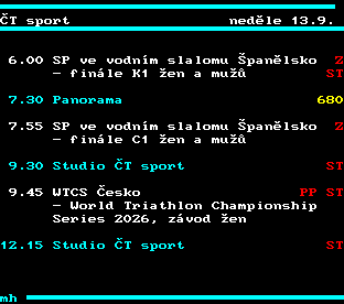 Teletext ČT, strana 347