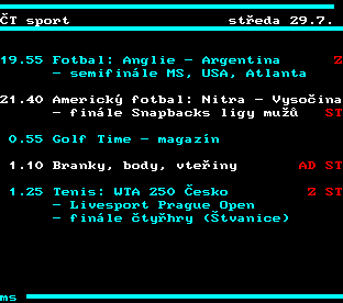 Teletext ČT, strana 349