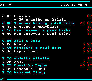 Teletext ČT, strana 351
