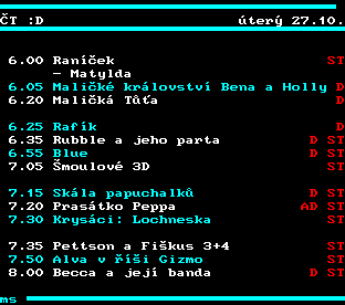 Teletext ČT, strana 351