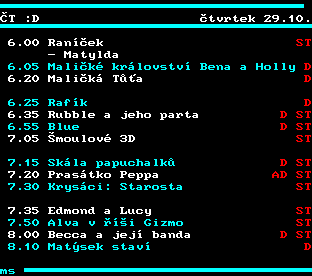 Teletext ČT, strana 351