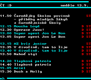 Teletext ČT, strana 353
