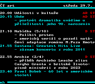 Teletext ČT, strana 356
