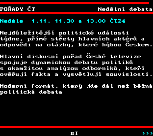 Teletext ČT, strana 361