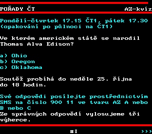 Teletext ČT, strana 364