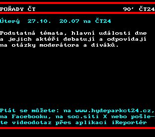 Teletext ČT, strana 365