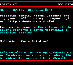 Teletext ČT, strana 365
